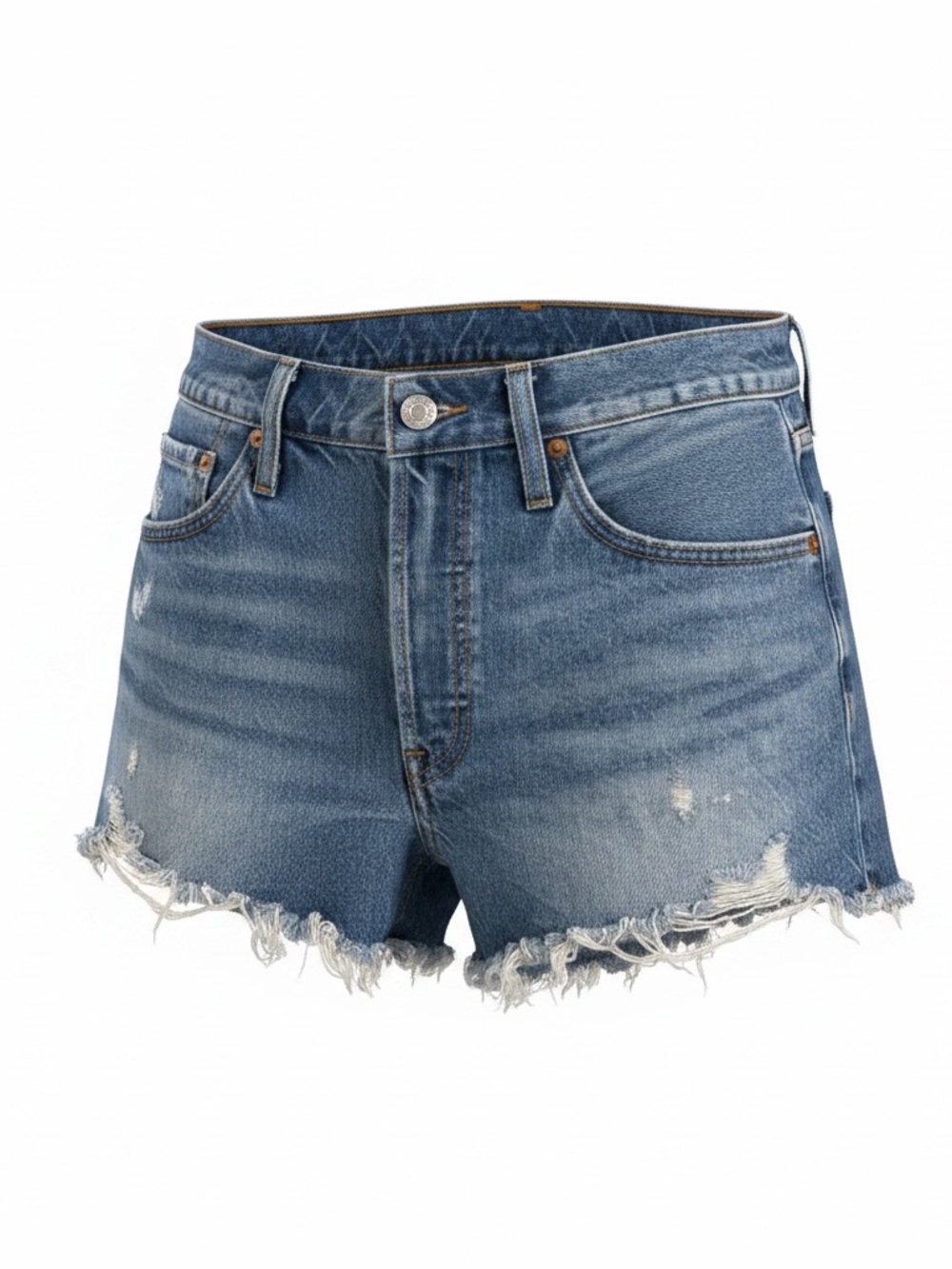 Levi’s 501 Denim Frayed Hem Women's Shorts - 100% Cotton w30